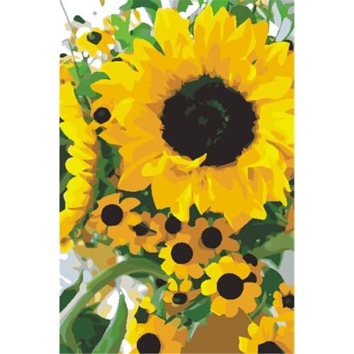 Ferrum True Painting By Numbers For Adults Natural Scenery Acrylic Peinture Pair Number Canvas Drawing Diy Landscape Decor Home