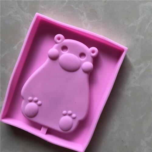 Single Great Pyrenees Silicone Lollipop Mold xue gao mo with 2 Root XG170