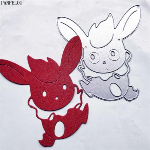 PANFELOU The fox flame Scrapbooking DIY album cards paper die metal craft stencils punch cuts dies cutting