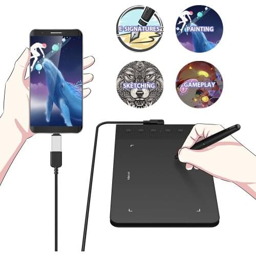 XP-PEN Star G640S Android Drawing Tablet Graphic Pen Tablet 8192 Levels Pressure Digital Tablet with 6 Shortcut Keys