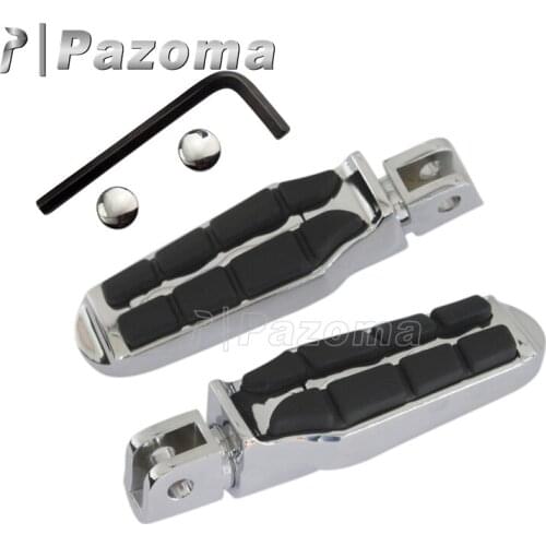 For Suzuki Boulevard Volusia M109R Motorbike Highway Chrome Tour Tombstone Foot Rests Motorcycle Foot Pegs