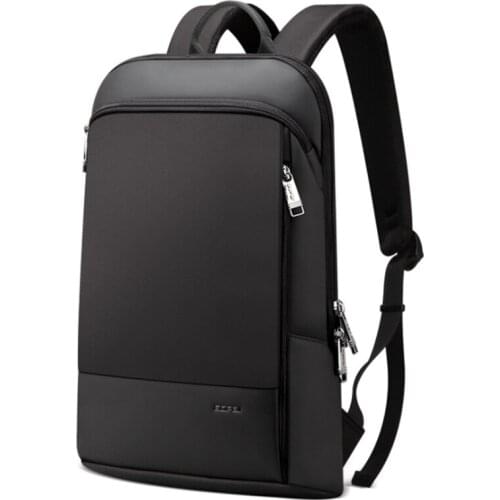 BOPAI Thin Mens Backpack Ultra-Thin Ultra-Light Laptop Backpack for 15.6-Inch Stylish Office Waterproof Mens Business Backpack