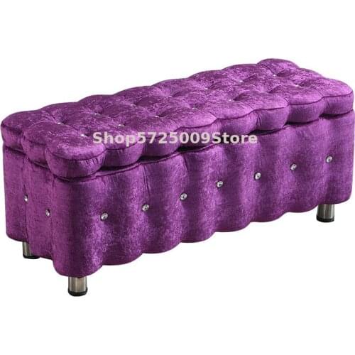Nordic Clothing Store Sofa Stool Rectangular Household Door Shoes Storage Storage Multifunctional Seat Box