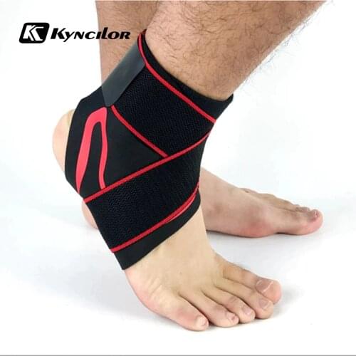 Sport Ankle Support Brace Elastic High Protect Sports Ankle Equipment Safety Running Basketball Ankle Brace Support