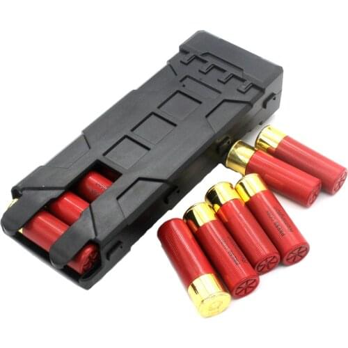 Tactical MOLLE Ammo Bag 10 Rounds 12GA 12 Gauge Ammo Shells Shotgun Reload Magazine Pouches Molle Box Carrier Holder