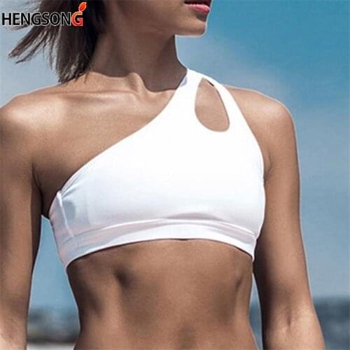 Women Lady Female One Shoulder Crop Tops Sleeveless T-Shirt Tank Tops Summer Beach Vest Summer Fashion Clothes
