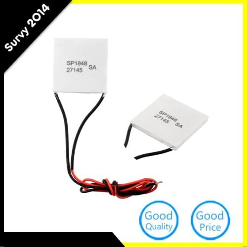 1PCS SP1848-27145 TEC 40x40mm Semiconductor Thermoelectric Heatsink Cooler Peltier Plate Module diy electronics