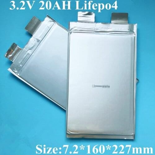 12pcs EU US Lifepo4 20ah Battery 3.2v Cell 200A 100A Amps for Diy Pack 36v 20ah EV Energy High Voltage Power Supply Rate Bateria