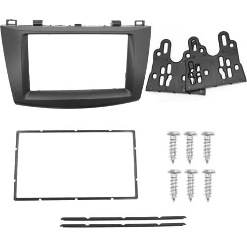 2 Din DVD Stereo Panel for Mazda 3 Axela 2009-2013 Fascia Radio Refitting Dash Mounting Installation Trim Kit Face Frame