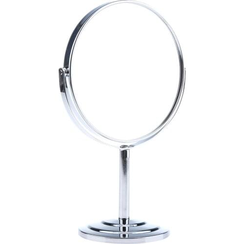 6 Inch Double-Sided Magnifying Tabletop Swivel Makeup Mirror with 1x/2X Magnification for Bathroom Bedroom