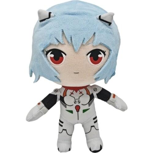 Anime Plush Rei Stuffed Plush Toys Rei Plush Doll Kawaii Ayanami Rei Plush Toys Christmas Birthday Gift for Kids Princess Pillow