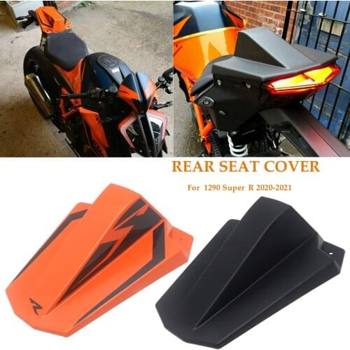 Motorcycle Rear Seat Cover Cowl Fairing Pillion For 1290 Super R 2020 2021 Accessories Orange Black