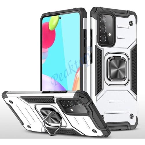 For Samsung Galaxy A52 Case Samsung A52 Shockproof Armor Drop Protective Defender Magnet Car Holder Ring Case Cover for A 52