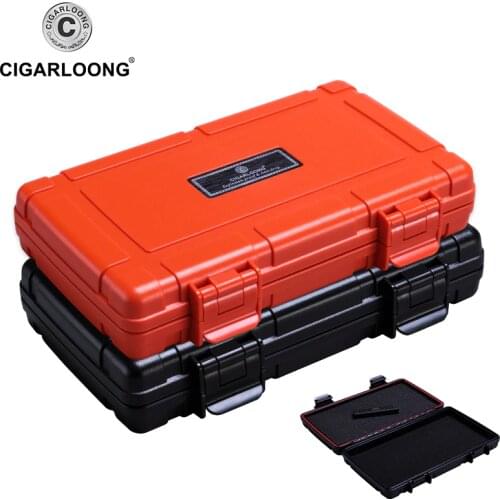 CIGARLOONG Cigar Humidors Portable Travel Cigar Humidors Cigar Box 5 sticks waterproof cigar bag CA-0020