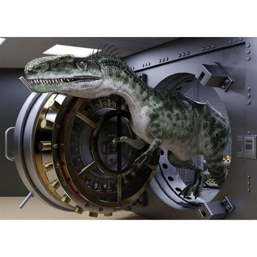 Birthday Party Banner Dinosaur Vinyl Photography Backdrops Custom Kids New Born Baby Shower Photography Studio Photo backgrounds