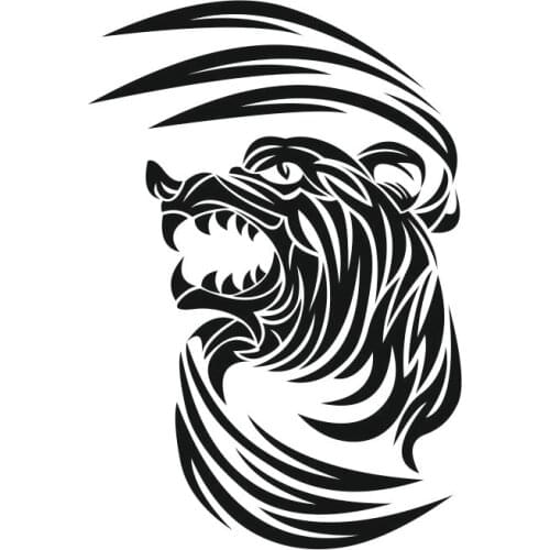 Flying tiger car sticker cross country diesel car motorcycle auto parts personalized decoration refrigerator car fun Decal PVC