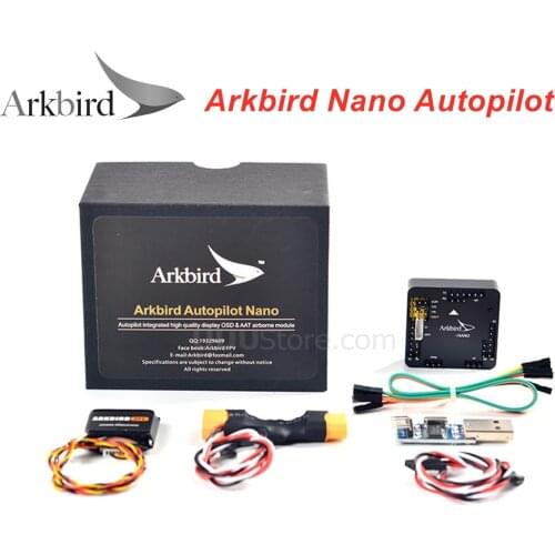 Arkbird Nano Autopilot Flight Control Extreme Small Volume 15.2g OSD ATT for RC Racing Drones Mini FPV Aircrafts