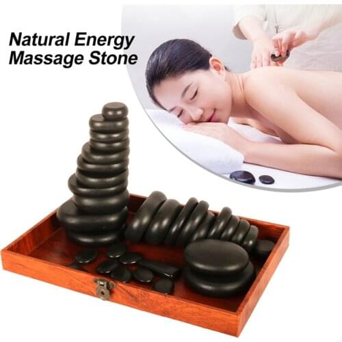 Electric Heating Bag Lava Stone Massager Energy Volcanic Stone Beads Natural Hot Lava Massage Stone SPA Release Physical Tension