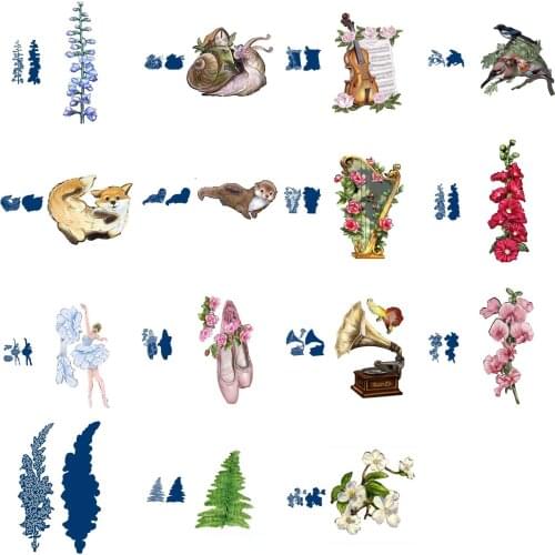 Flower Dancer Metal Cutting Dies for Scrapbooking Handmade Mold Cut Stencil New 2021 DIY Card Make Mould Model Craft Decoration