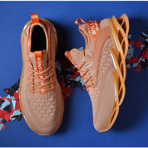 New Men Running Shoes Breathable Mesh Sneakers High Quality Cushioning Outdoor Men Sports Shoes Men Shoes