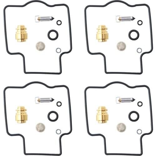 4 Sets Motorcyclce Rebuild Kit Carburetor Repair Jet For KAWASAKI ZX400L ZXR400L 1991-1999 ZX600D ZZR600D ZX600E ZZR600E ZZR 600