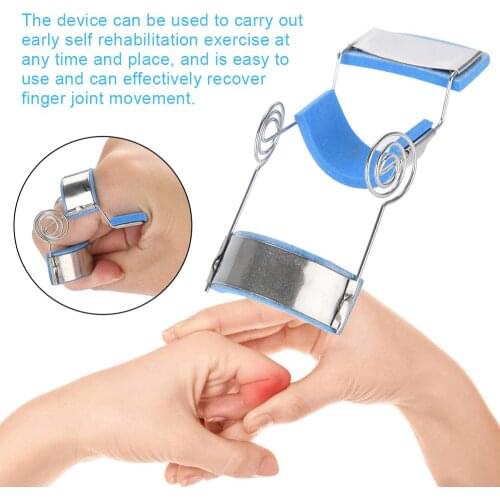Stainless Steel Finger Orthosis Knuckle Bending Deformation Deficiency Function Trainings Finger Joints Implementation Corrector