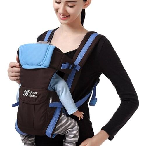 New Baby Carrier Sling Infant Kids Baby Hipseat Sling Front Facing Kangaroo Baby Wrap Carrier For Baby Travel 0-36 Months