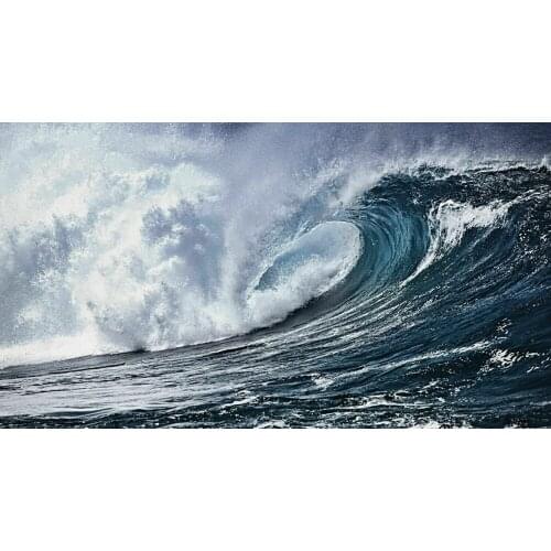 NEW SURFING BIG HUGE LARGE WAVE BEACH Art Film Print Silk Poster Home Wall Decor 24x36inch