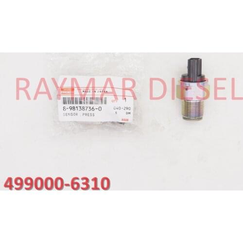 Genuine diesel common rail pressure sensor 499000-6310 for 8981387360, 8-98138736-0
