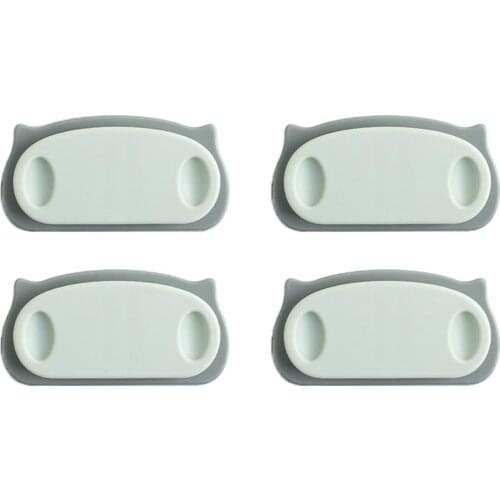 Strong Load-bearing Two Hooks Environmental protection Plug Storage Rack for Kitchen