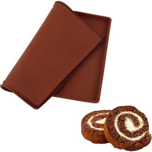 New Silicone Bakeware Baking Dishes Pastry Bakeware Baking Tray Oven Rolling Kitchen Bakeware Mat Sheet Baking Tools