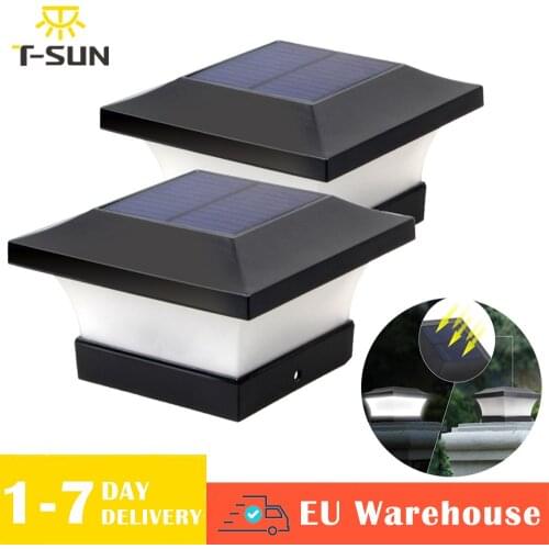 1pc/2pcs/4pcs Solar Light Fence Light IP65 Outdoor Solar Lamp For Garden Decoration Gate Fence Wall Courtyard Cottage Solar Lamp