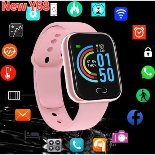 New 1.44 Inch Screen Sport Smart Watch Heart Rate Blood Pressure Health Monitoring Digital Watches Hours Week Unisex Kids Clock