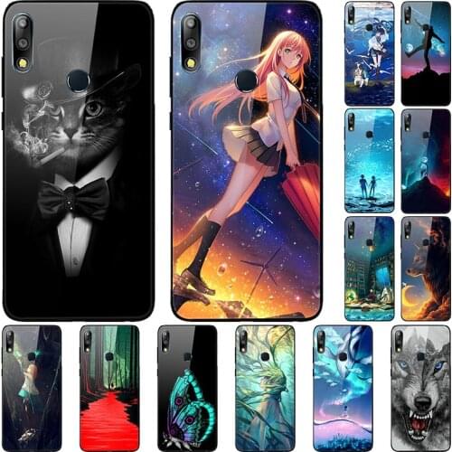 Glass Case For ASUS Zenfone Max Pro M2 ZB631KL Tempered Glass Case Phone Case Phone Shell Series 3