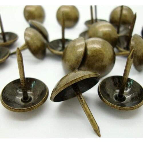 Thickened foam nail sofa nails antique door nail round head decorative gun nails iron