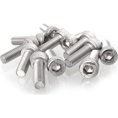 50Pcs Stainless Steel M3 Screws Allen Hex Socket Head Wood Screw Bolt Fastener M3*(4/5/6/8/10/12/14/16/18/20/25/30)mm