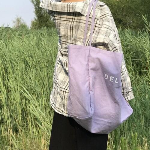 Women Big Canvas Bag Delight Extra Large Tote Handbag Grocery Shopping Bag Eco Environmental Shopper Shoulder Bags For Girls