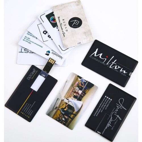 1G/2G/4G/8G/16G/32G/6GB USB Flash Drive Blank Memory Stick Custom Logo Printed Business Card 2.0 Usb Flash Drive Memory Stick