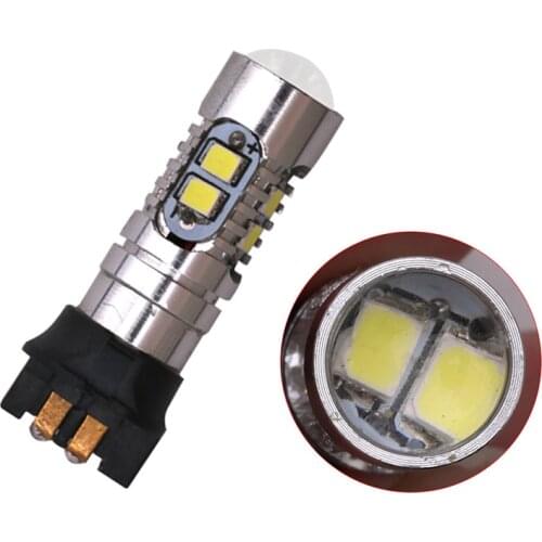 1Pcs High Power PWY24W PW24W Led Canbus Car Turn Signal Light Bulbs PWY24W 2835SMD Auto Car Reverse Signal Led Light Lamps White