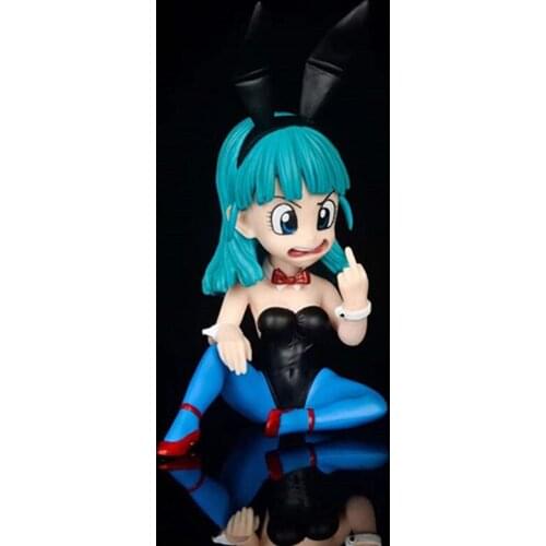 14CM Dragon Ball Anime Bulma Spoof Series Figurine Collectible Model Toy Juguetes Action Figure