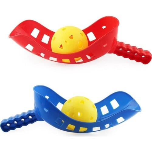 2 Pairs Kids Throwing Catching Ball Set Outdoor Game Parent Kid Interactive Toy Lightweight Durable Interactive Toy For Outdoor