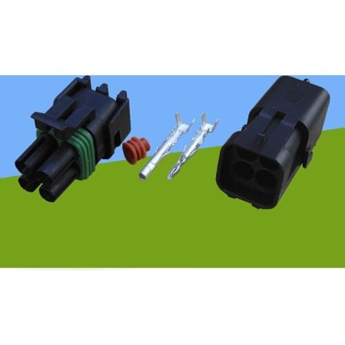 4P car wire waterproof plug and socket car connector 2.5 square wire terminal connector