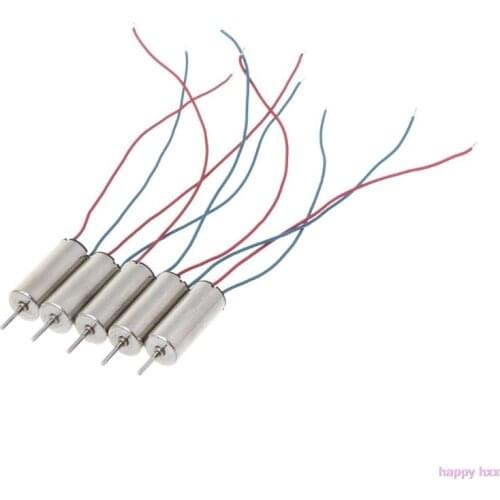 5pcs 3.7V Long Shaft 615 DC Motor Micro High Speed Toy Model Motors Hollow Cup
