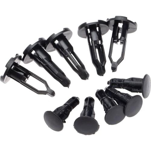 50Pcs 9mm Hole Car Fastener Auto Rear Bumper Cover Push Type Retainers Clip for Toyota 52161-16010 Plastic Fixed Clips