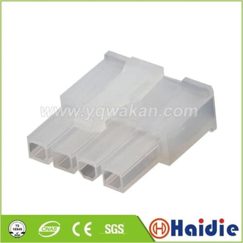 Free shipping 5sets 4pin auto plastic electric auto cable housing harness unsealed plug connector