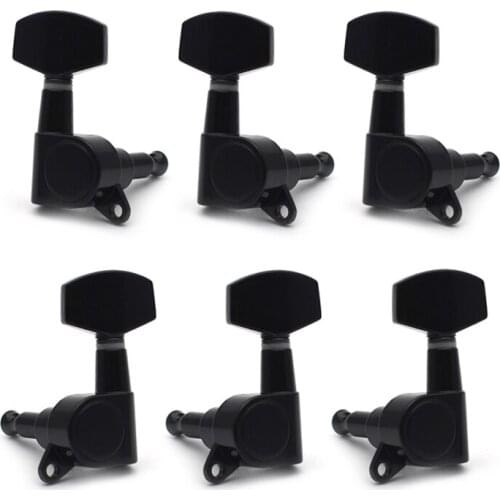 Big Square Sealed Guitar Tuning Pegs keys Tuners Machine Heads for Electric Guitar Black/Gold/Chrome