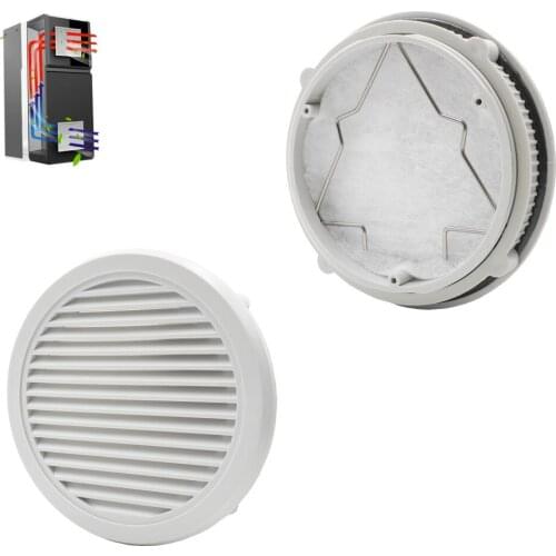ZL9802A FU9802A Circular ventilation filter,Shutter,Dustproof net,IP44,fan filter air grille for AC DC 9225 9238 axial fan