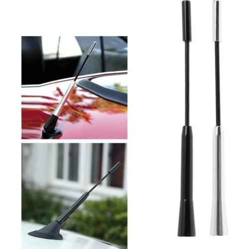 Gm Decorative Aluminum Alloy Aerial Three-section Modified Car Antenna Retractable Radio Antenna Suitable For Am And Fm Signals
