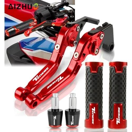 FOR YAMAHA TENERE900 TENERE 900 2019 2020 2021 CNC Brake Clutch Levers Handle Bar Grips Handbar Ends Motorcycle Lever Tenere 900