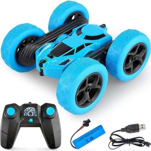 Double-Sided 360° Rotating And Tumbling Stunt Car Twisting Car 2.4G Charging Anti-Fall Light ChildrenS Remote Control Car